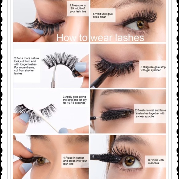 16 Models - 8 Pairs 3D Lashes Natural - Picture 4 of 4